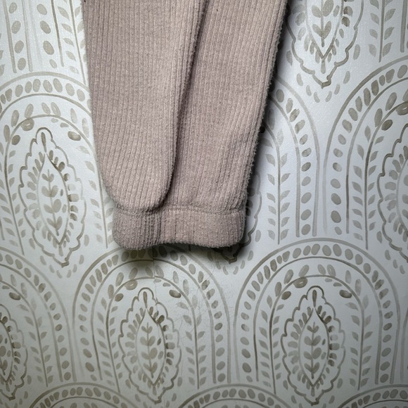 Maurices Womens Size Large Super Soft Cozy Rib Pink Jogger Pants - Picture 6 of 7